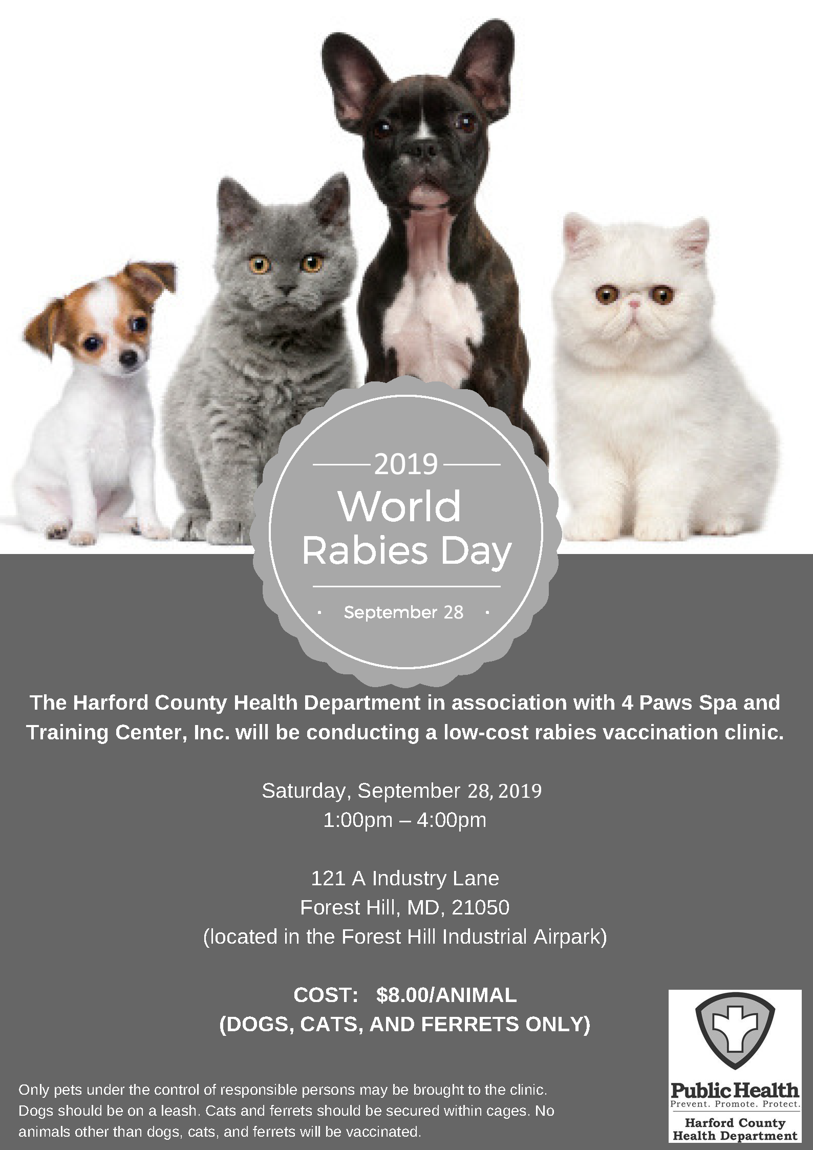 low cost rabies vaccine for cats near me